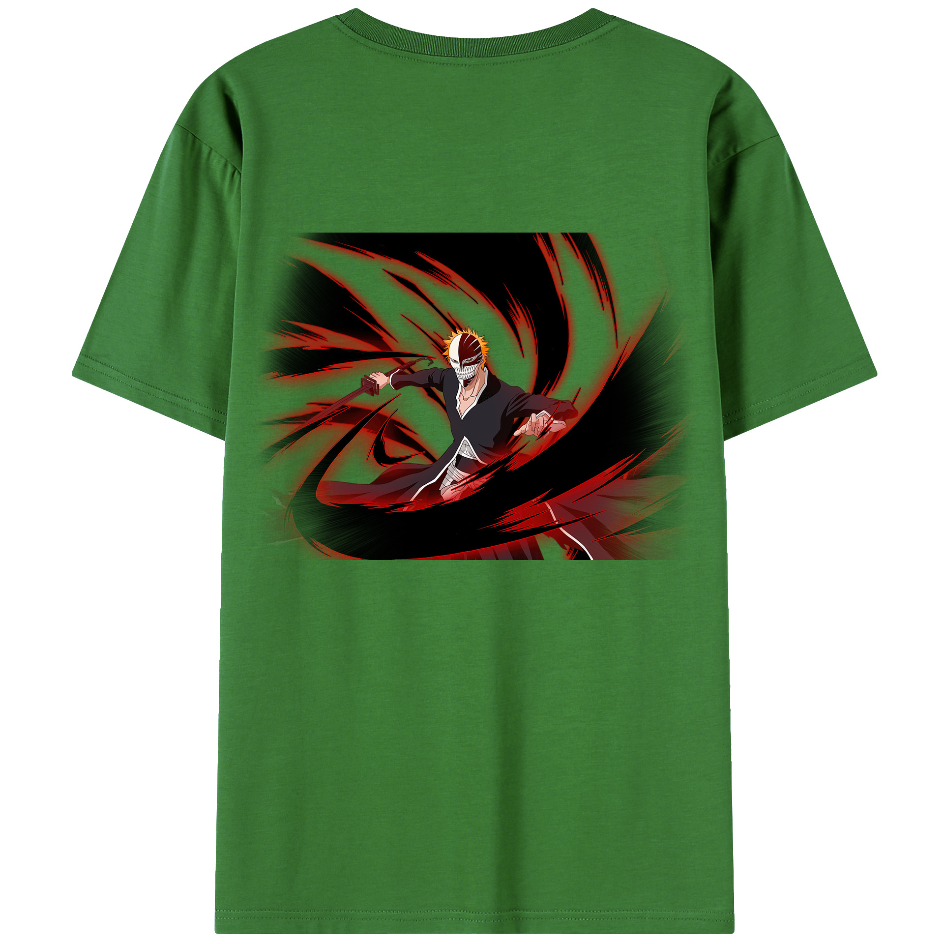 （画像用） ブリーチ 黒崎一護（くろさき いちご）BLEACH Kurosaki Ichigo レディース半袖Tシャツ(バックプリント)